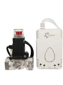 Система автономного контроля загазованности GN-20 с клапаном . сигнализатор утечки газа + клапан электромагнитный