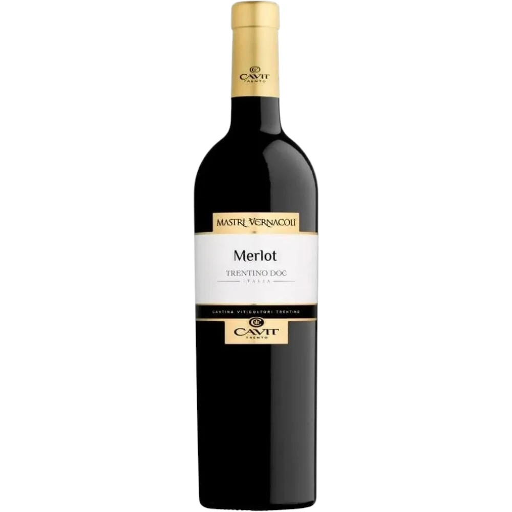 Вино Mastri Vernacoli Merlot Trentino DOC 0,75 л.