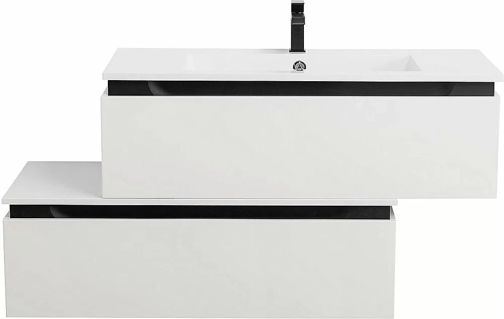 Тумба с раковиной Cezares Slider 100 SLIDER-1000-1C-SO-BO белая матовая