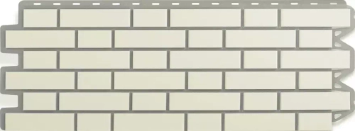 Фасадная панель Альта Профиль Клинкерный кирпич Белый 1130*420мм 0,48м2