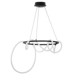 Citilux PYTHON CL220261 Люстра подвесная с пультом Чёрная