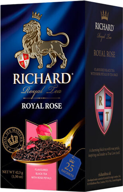 Чай в пакетиках Richard Royal Rose 25 шт