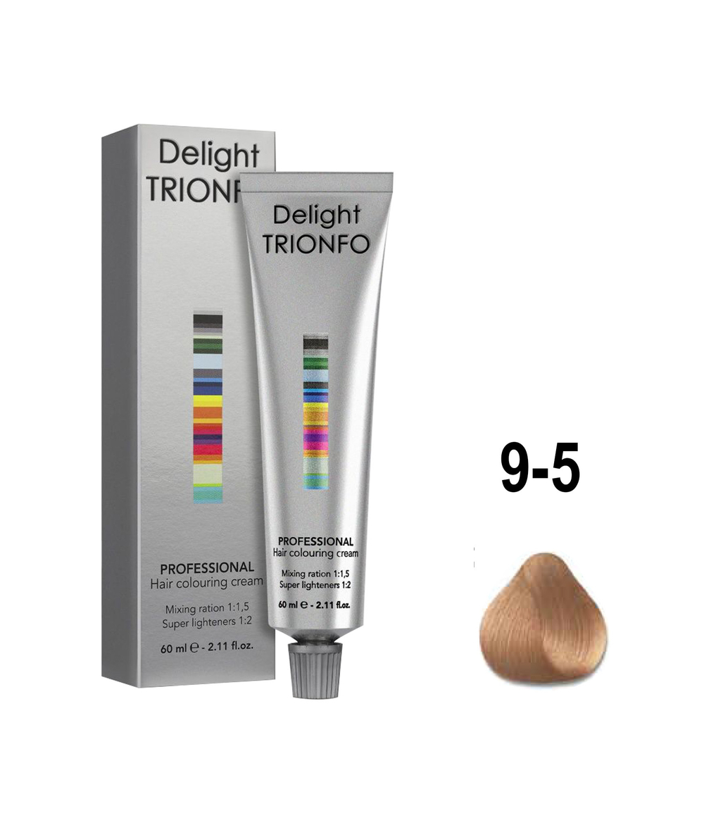 ДТ 9-5 стойкая крем-краска для волос Блондин золотистый 60 мл***