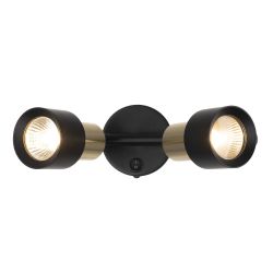 Citilux SAT CL505621 Спот поворотный с выключателем Чёрный+Золото