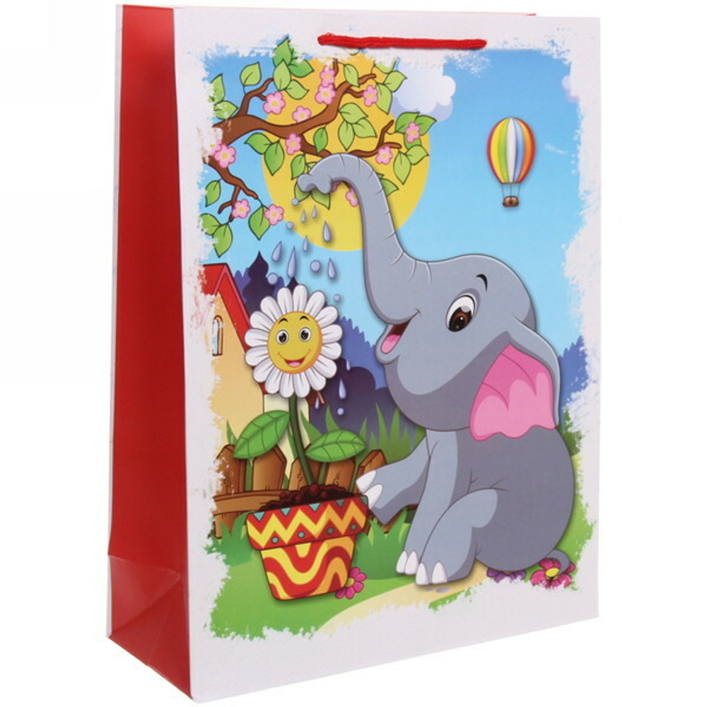 Пакет подарочный «Мультяшки» 31*40*12 см