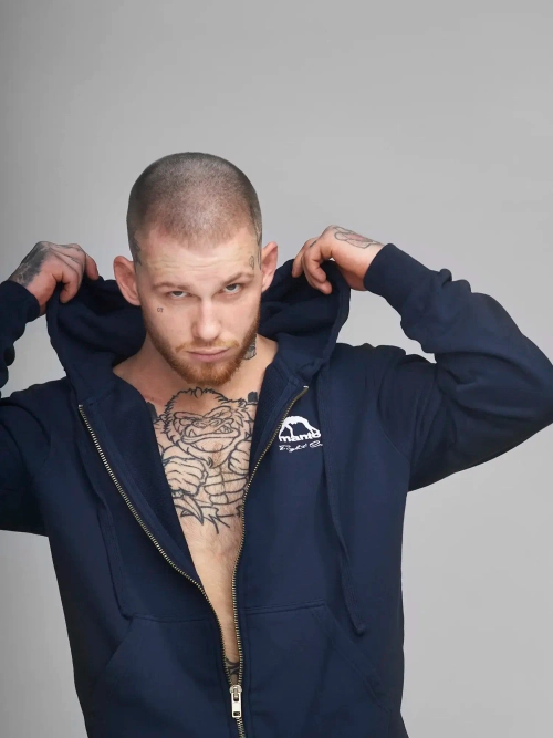 Толстовка MANTO FIGHT COMPANY синяя