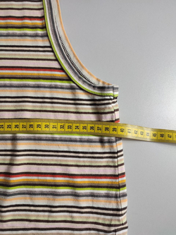 Топ в полоску, маркировка S, визуально на 44 размер