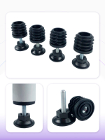 Комплект регулируемых опор D40 M8х35 мм и заглушек D40 с гайкой М8, 4 шт