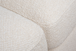 Диван трехместный 250x100x90см Garda Decor Roberto букле кремовый