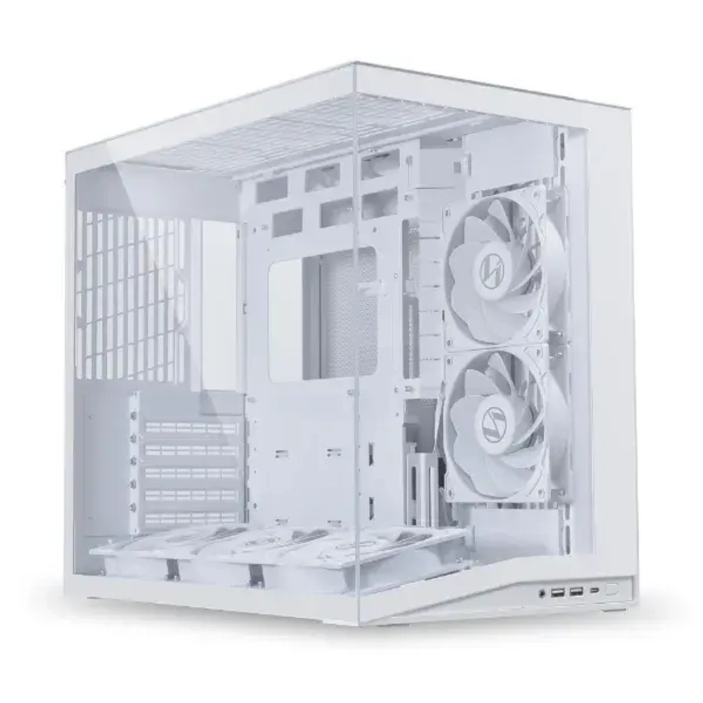 Корпус Lian Li O11 Dynamic MINI V2 FLOW ATX/mATX/ITX Back-connect:ATX USB-C G99.O11DMIV2FW.00 Белый