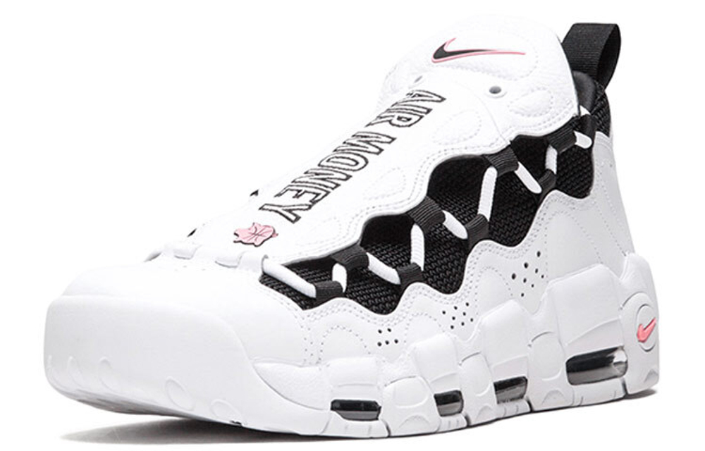 Кроссовки Nike Air More Money White Black Coral Chalk