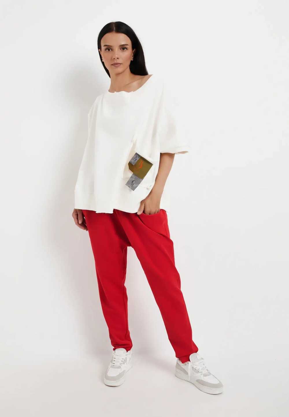 Футболка Летучая мышь белый