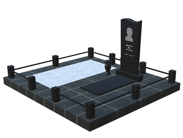 Готовое ритуальное сооружение 2,7м*2,4м (под ключ)