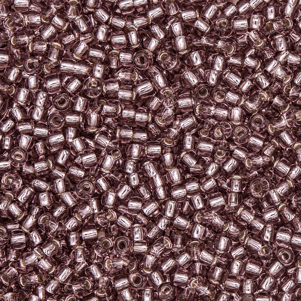 Японский бисер TOHO Round 11/0 (№26), с внутренним серебрением, прозрачный