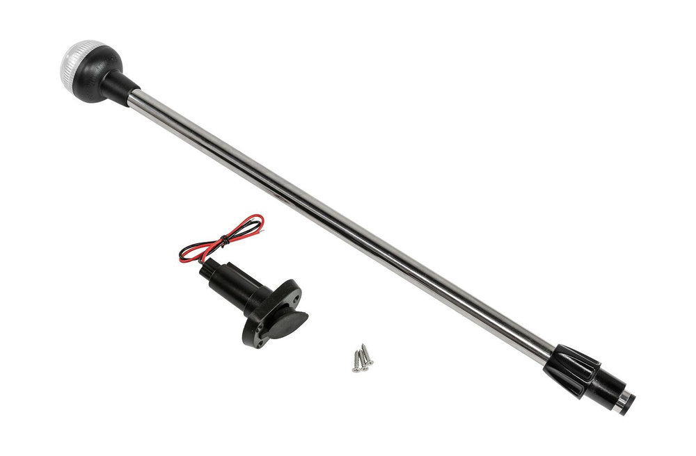 Огонь топовый на стойке 24" светодиодный 12 В, SeaFlo