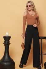 Брюки черные прямые DStrend (Акция)