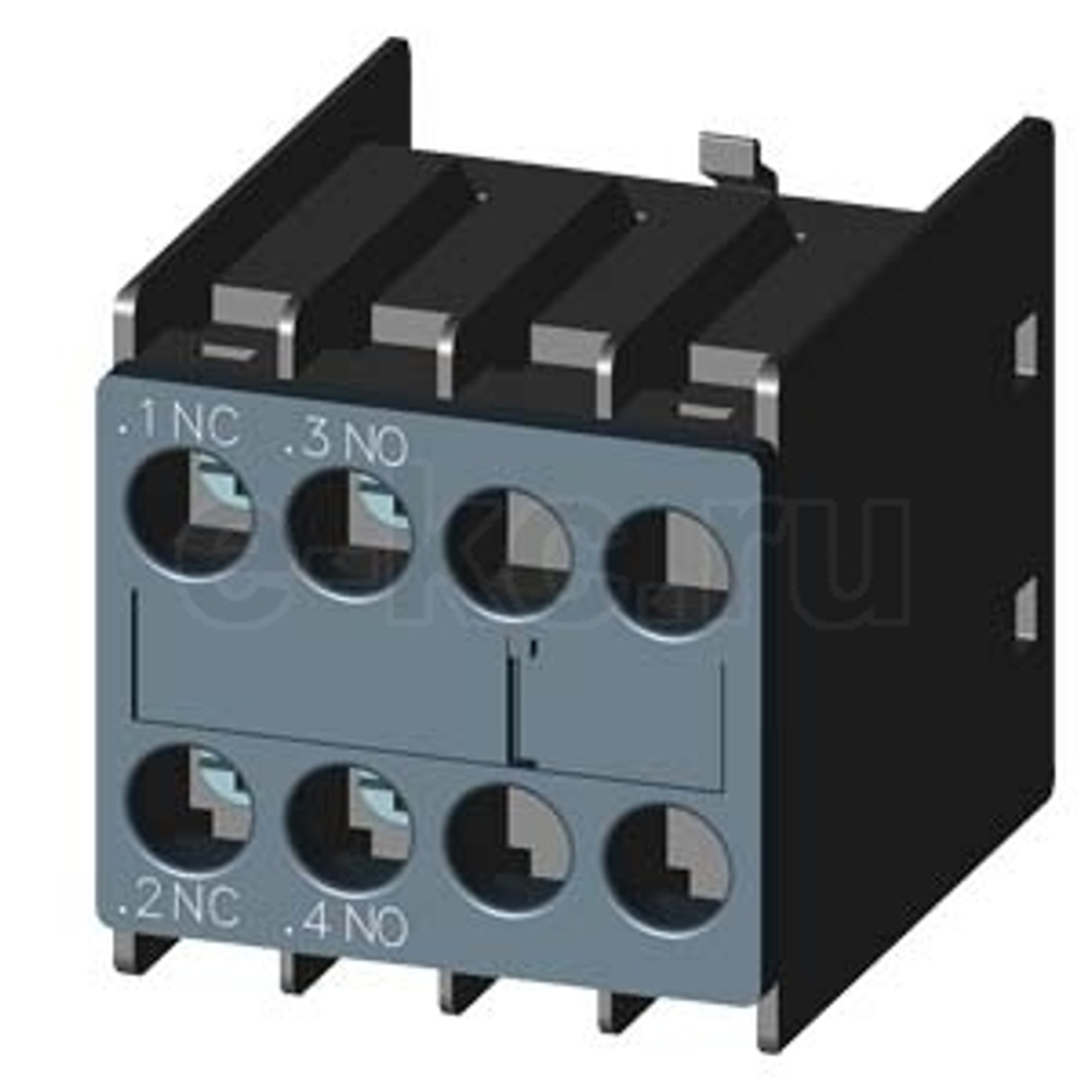 Модуль блок-контактов 3RH2911-1HA11 1НО+1НЗ для вспом. контакторов и контакторов для коммут. эл/двиг