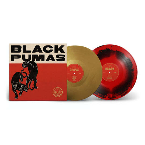 Black Pumas - Black Pumas - Deluxe Red/Black Blob 2LP