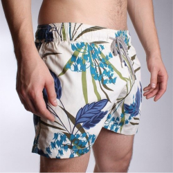 Мужские шорты пляжные с цветами Vilebrequin Flowers