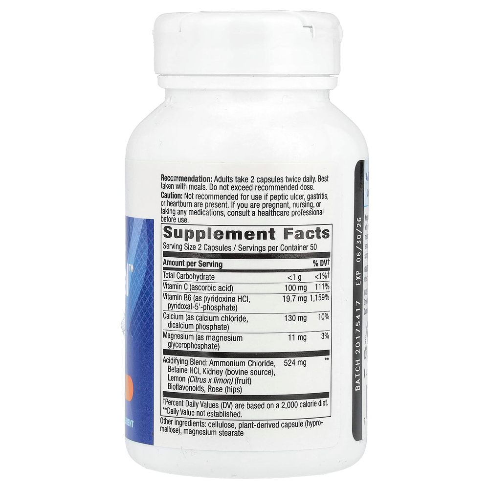 Nature's Way, Добавка для нормализации кислотности и здоровья суставов с кальцием, 100 Капсул