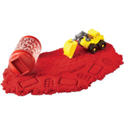 MGA Wonder Factory - Строительная машина + красный песок Never Dry Sand 532941