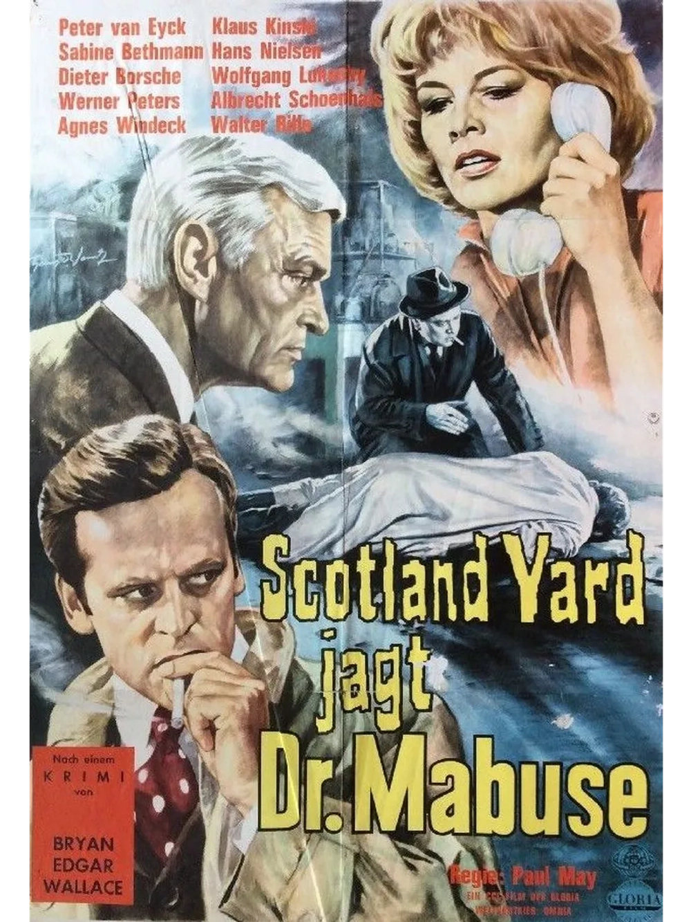 Скотланд Ярд против доктора Мабузе (1963) (DVD-R)