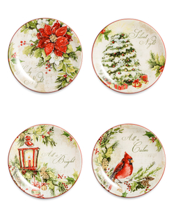 Тарелка закусочная 23см Certified International Corp Тихая ночь Цветок