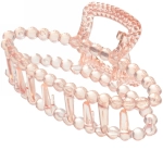 Заколка-краб для волос на блистере «Cruella- Овал», микс 6 цветов, 9,5 см