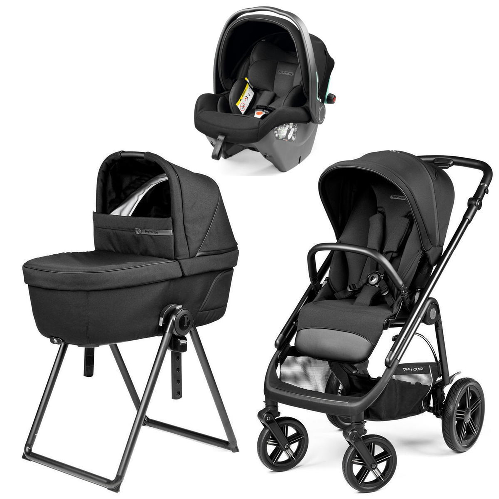 Коляска Peg Perego Veloce TC New Belvedere SLK 3 в 1 True Black