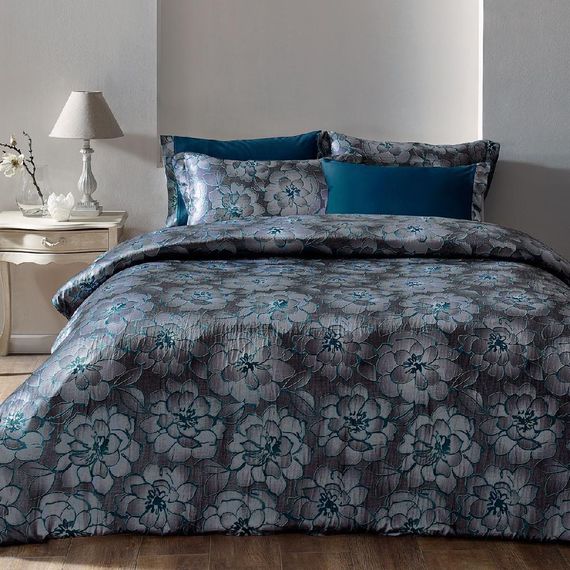 Постельное белье GRACE  серый  TIVOLYO HOME Турция