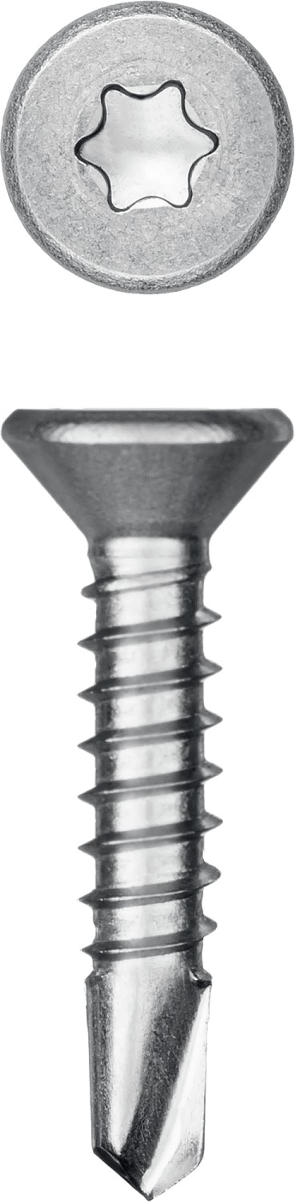 KRAFTOOL DS-C, 19 х 4.2 мм, А2, сверло, потайная головка, ТХ20, 450 шт, саморез нержавеющий (300932-42-019)