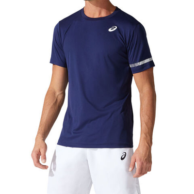 Мужское теннисное поло ASICS T-Shirt Men - Dark Blue, White
