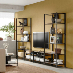 Тумба под телевизор - IKEA JÄTTESTA/JATTESTA, 325x40x211см, черный, ЯТТЕСТА/ЙЕТТЕСТА ИКЕА