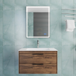 Тумба под раковину Vincea Chiara 2D 800 подвесная, 2 выкатных ящика soft-close, С.Oak