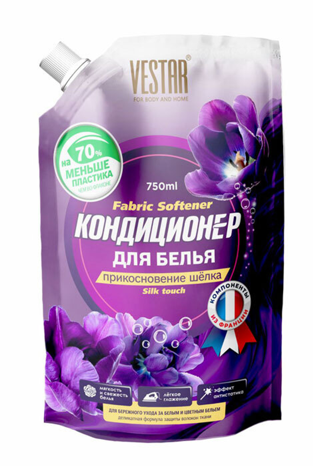 Кондиционер для белья  Vestar Прикосновение шелка 0,75 л