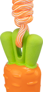 Игрушка "Морковка на веревке", TPR, 20 см/ 39 см, Trixie