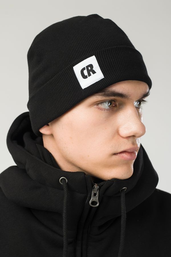 Шапка Двуслойная Fat Beanie Черная - фото 2