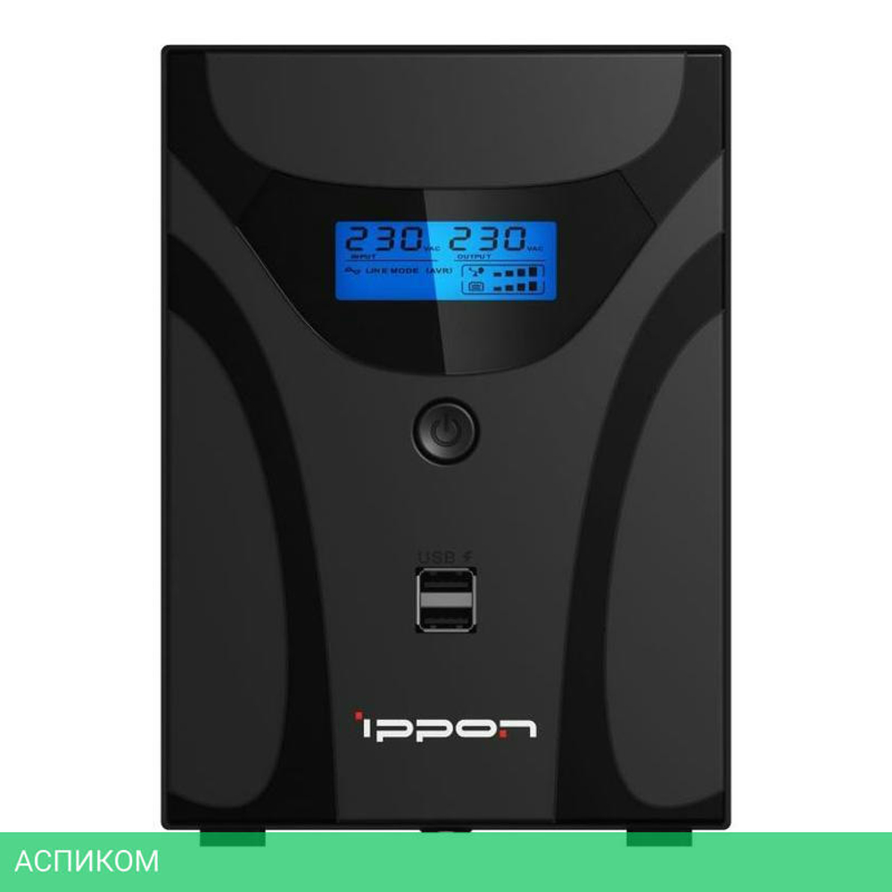 Источник бесперебойного питания Ippon Smart Power Pro II 1200 720Вт 1200ВА черный (1005583)