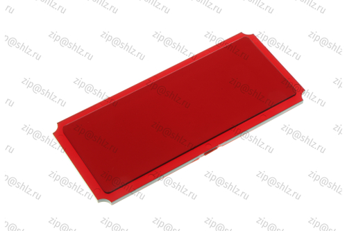 Стекло указателя/индикатора темно-красное 0501.12.00.713Б