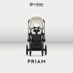 Коляска Cybex Priam IV Matt Black complete Cloud T Cozy Beige Plus Base T 4 в 1 Off White