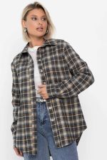 Рубашка Денни (бежево-коричневая) Б14136-7М LT Collection