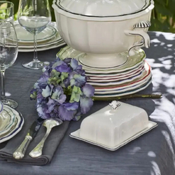 Масленка Gien Filet Taupe (17.8 х 13.5 см)