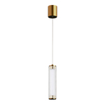 SL6224.303.01 Светильник подвесной ST-Luce Латунь/Прозрачный LED 1*8W 4000K BAMBOO