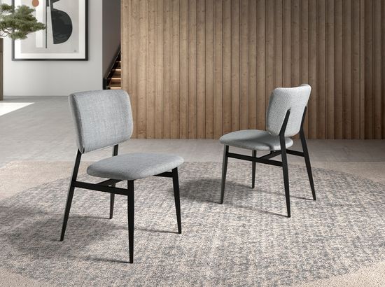 Стул 4147/DC928A светло-серый тканевый Испания