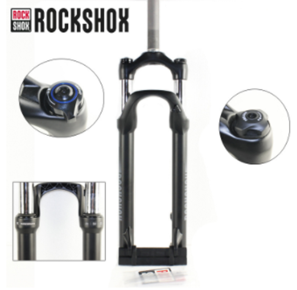 Вилка велосипедная RockShox Judy, 27.5", QR, Coil, шток 1 1/8"х260 мм, ход 100 мм, черный,