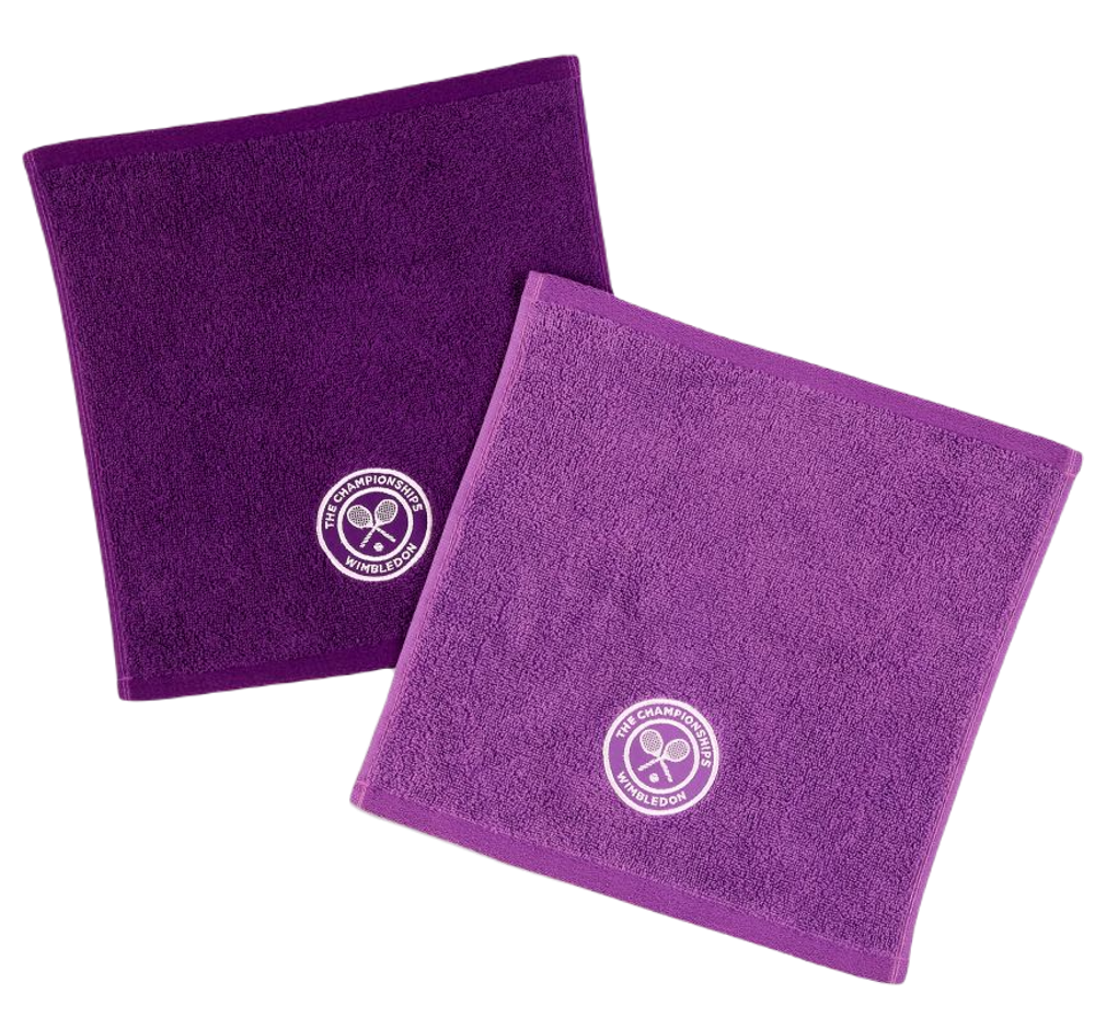 Теннисное полотенце Wimbledon Face 2P - Purple