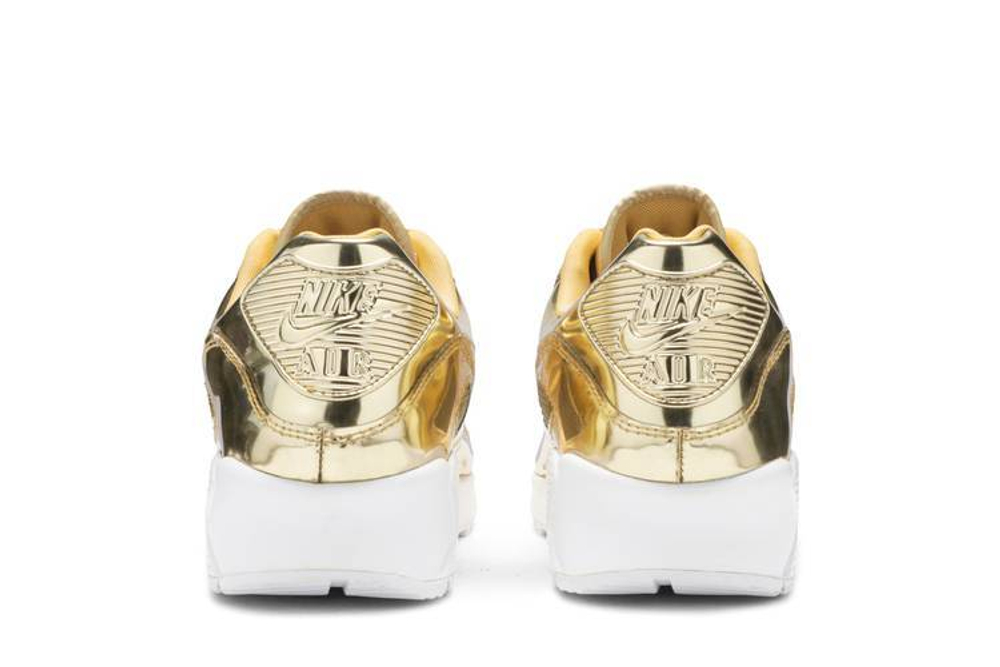 Кроссовки Nike Air Max 90 Sp "Metallic Gold" (Женская размерная сетка)