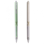 Ручка гелевая Alingar "Белый олень", 0,5 мм, черная, автоматическая, игольчатый наконечник, круглый цветной пластиковый корпус, карт. уп.