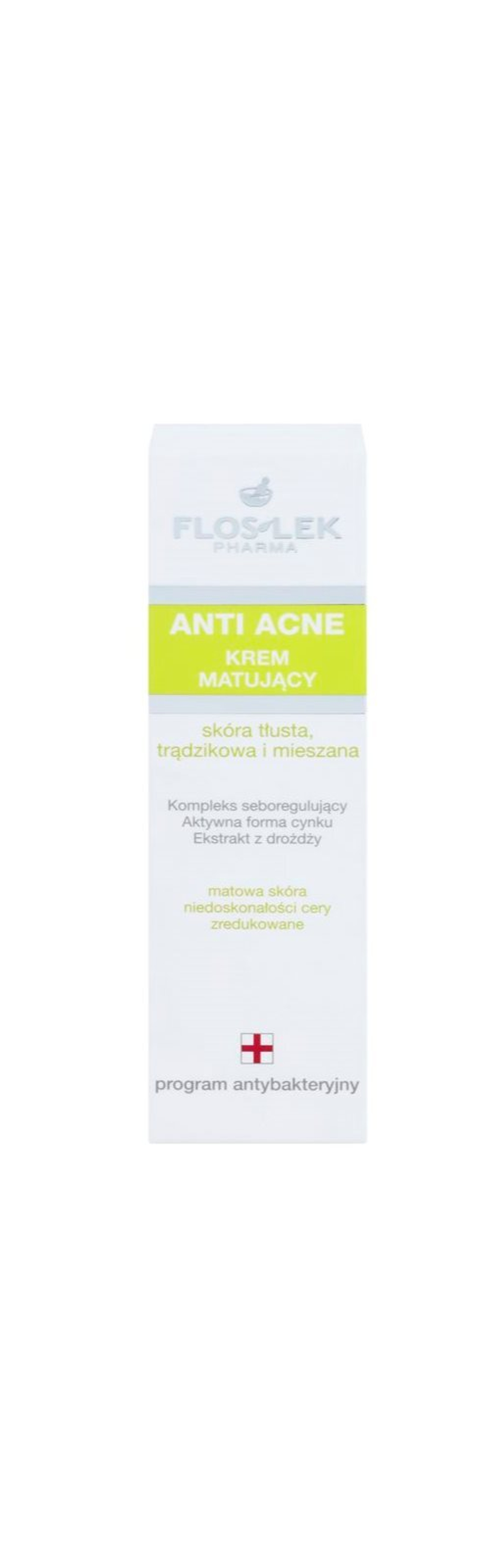 FlosLek Pharma Anti Acne - матирующий крем для кожи с несовершенствами /   50  ml  / GTIN 5905043001920
