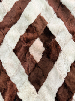 Покрывало меховое ковер из шкуры овчины